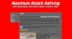 Desktop Screenshot of maximumattackrallying.co.uk